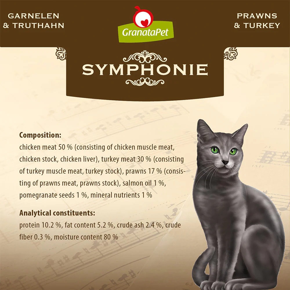 GRANATAPET Symphonie No. 2 Prawns & Turkey Cat Wet Food - Image 3