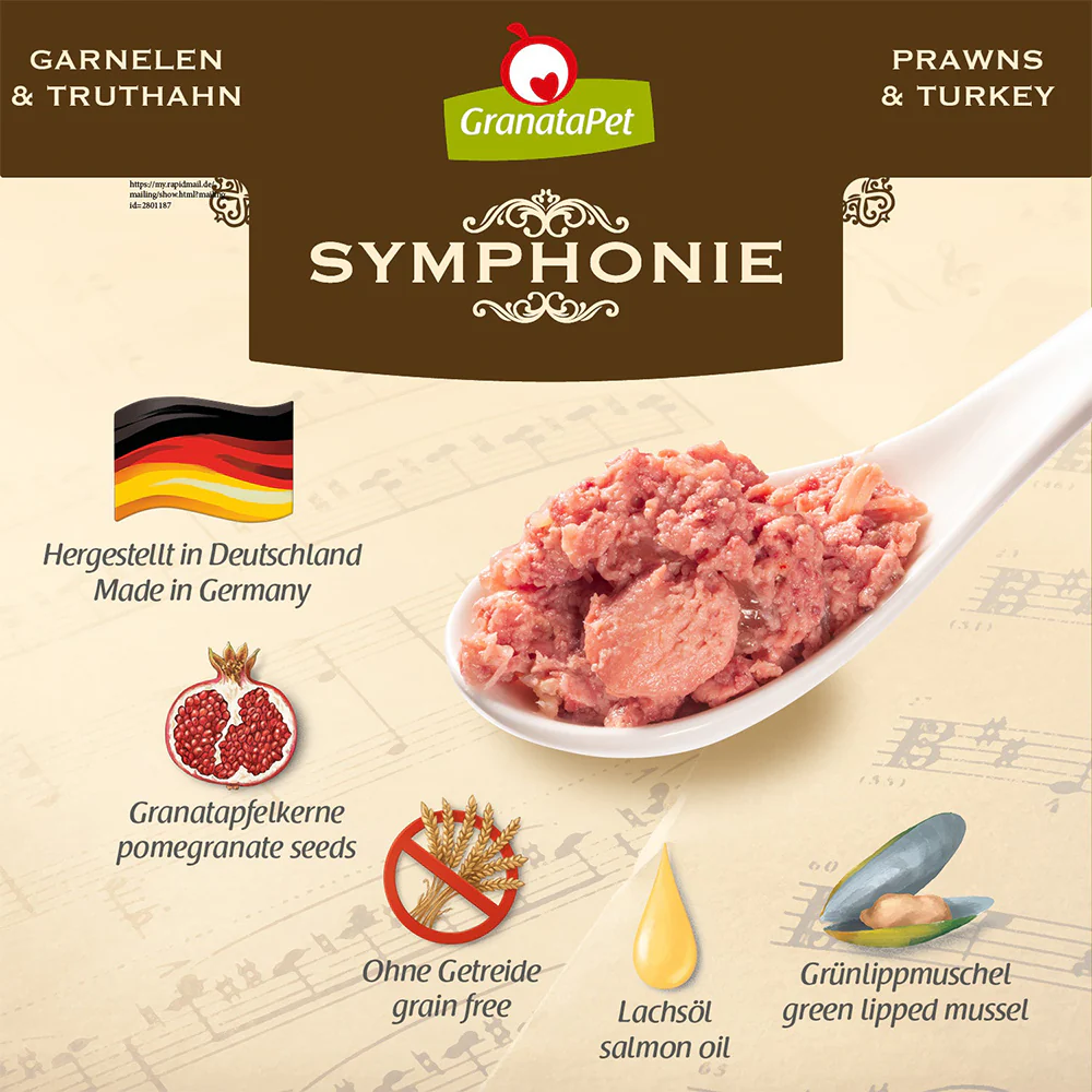 GRANATAPET Symphonie No. 2 Prawns & Turkey Cat Wet Food - Image 5
