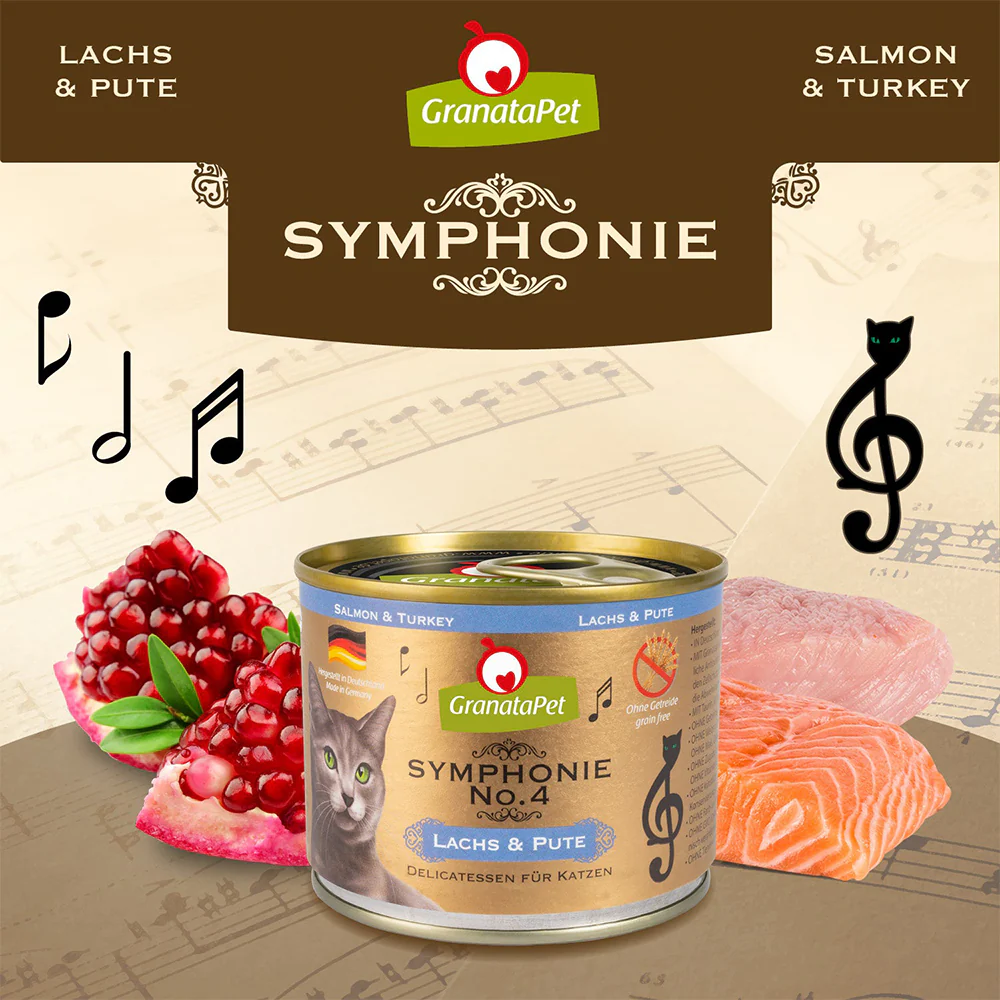 GRANATAPET Symphonie No. 4 Salmon & Turkey Cat Wet Food - Image 2
