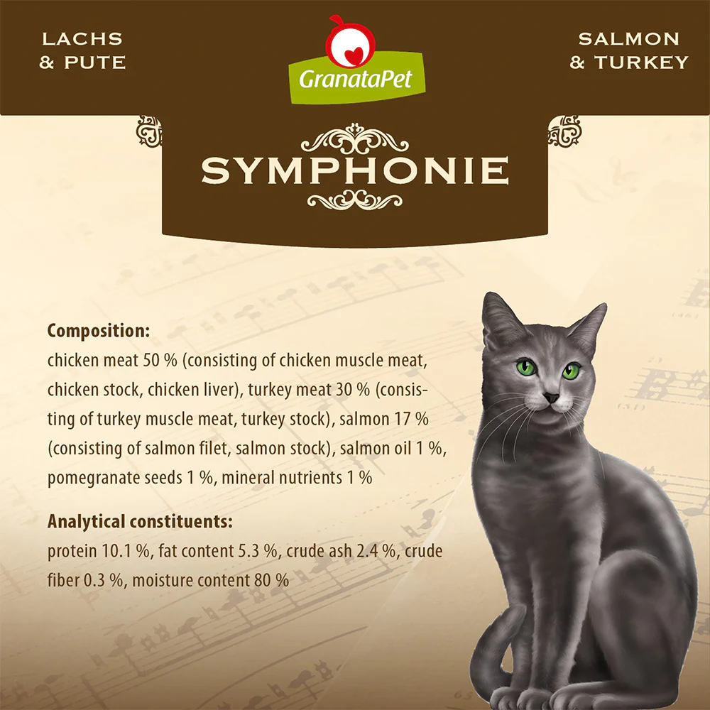 GRANATAPET Symphonie No. 4 Salmon & Turkey Cat Wet Food - Image 3