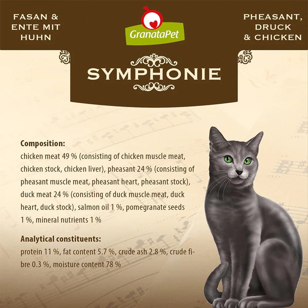 GRANATAPET Symphonie No. 8 Pheasant & Duck With Chicken Cat Wet Food - Image 5