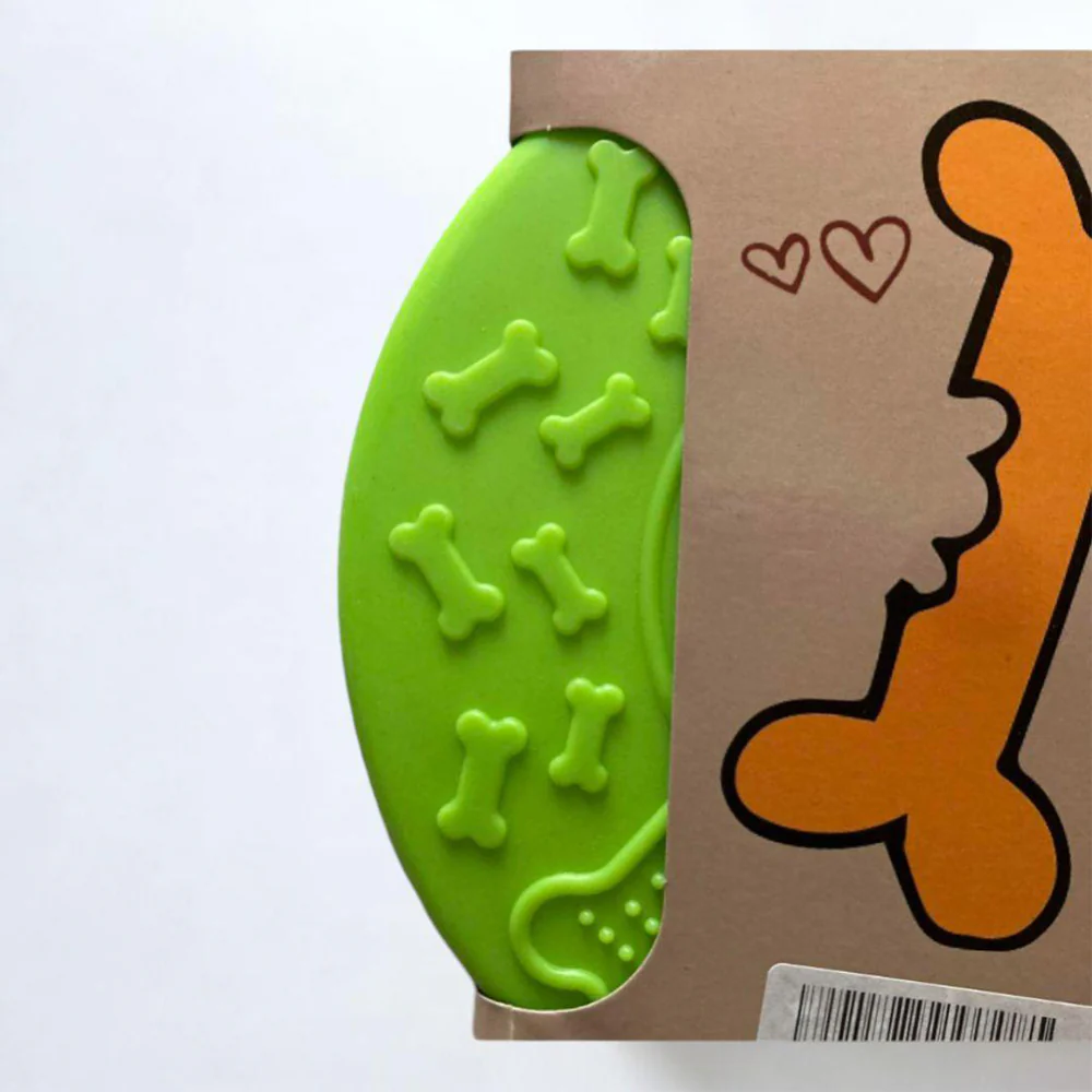 Green Dog Training Frisbee Interactive Toy - Image 3