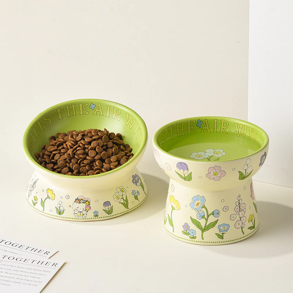 Green Rabbit Ceramic Pet Bowl - Image 12