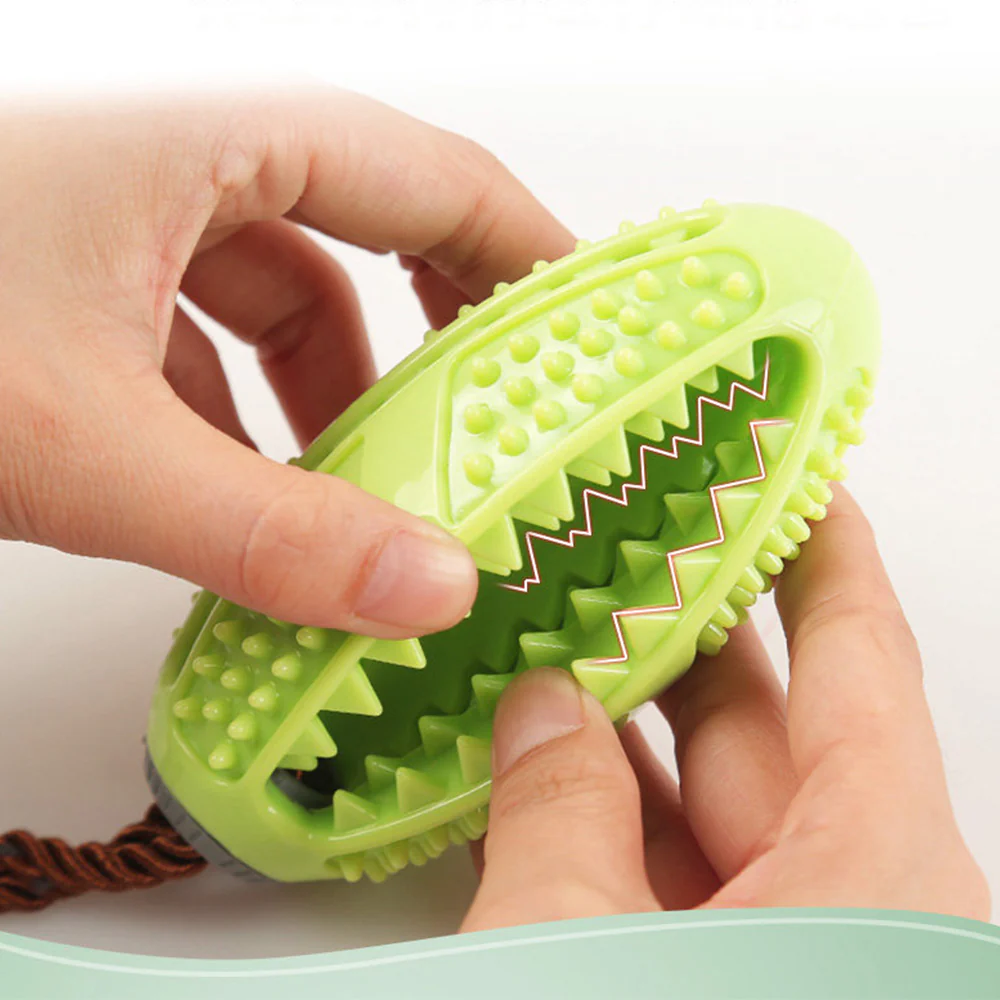Green Strong Suction & Durable Dispensing Interactive Dog Toy - Image 4