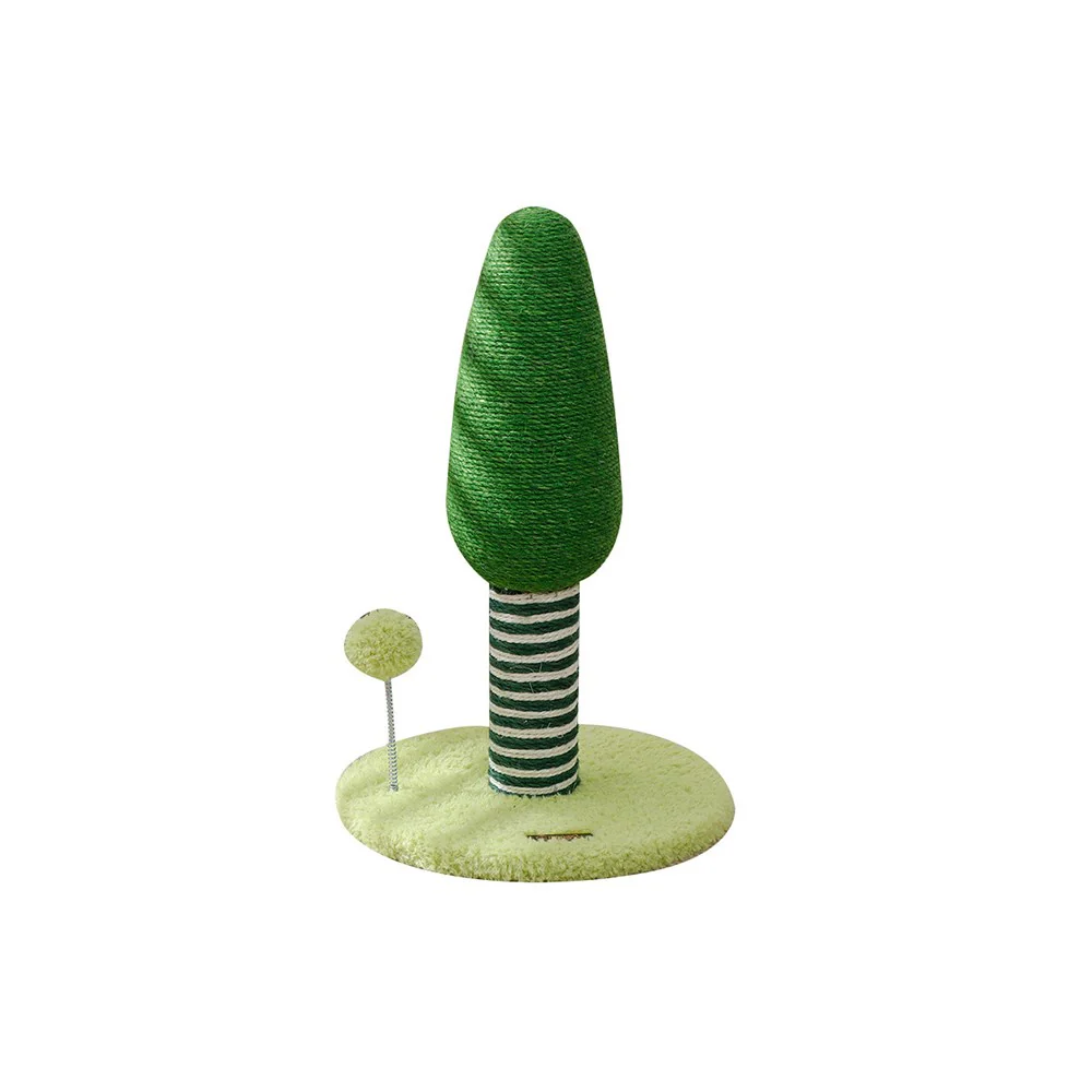 Green Tree Sisal Cat Scratching Post