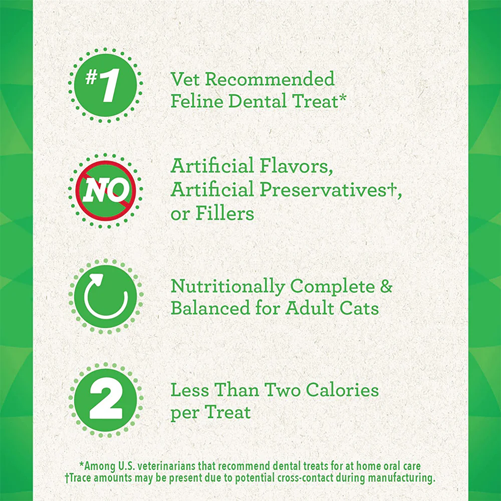 GREENIES Catnip Flavor Dental Cat Treats 277g - Image 2