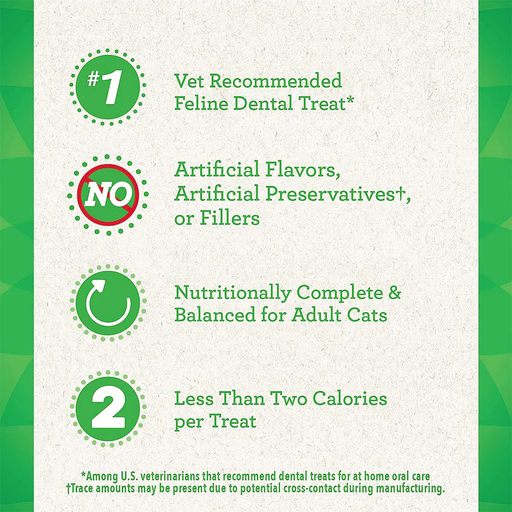 GREENIES Oven Roasted Chicken Flavor Dental Cat Treats 277g - Image 2