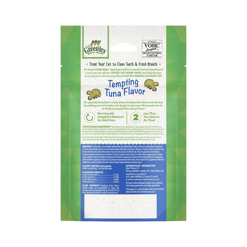 GREENIES Feline Tuna Cat Dental Treats 60g - Image 3