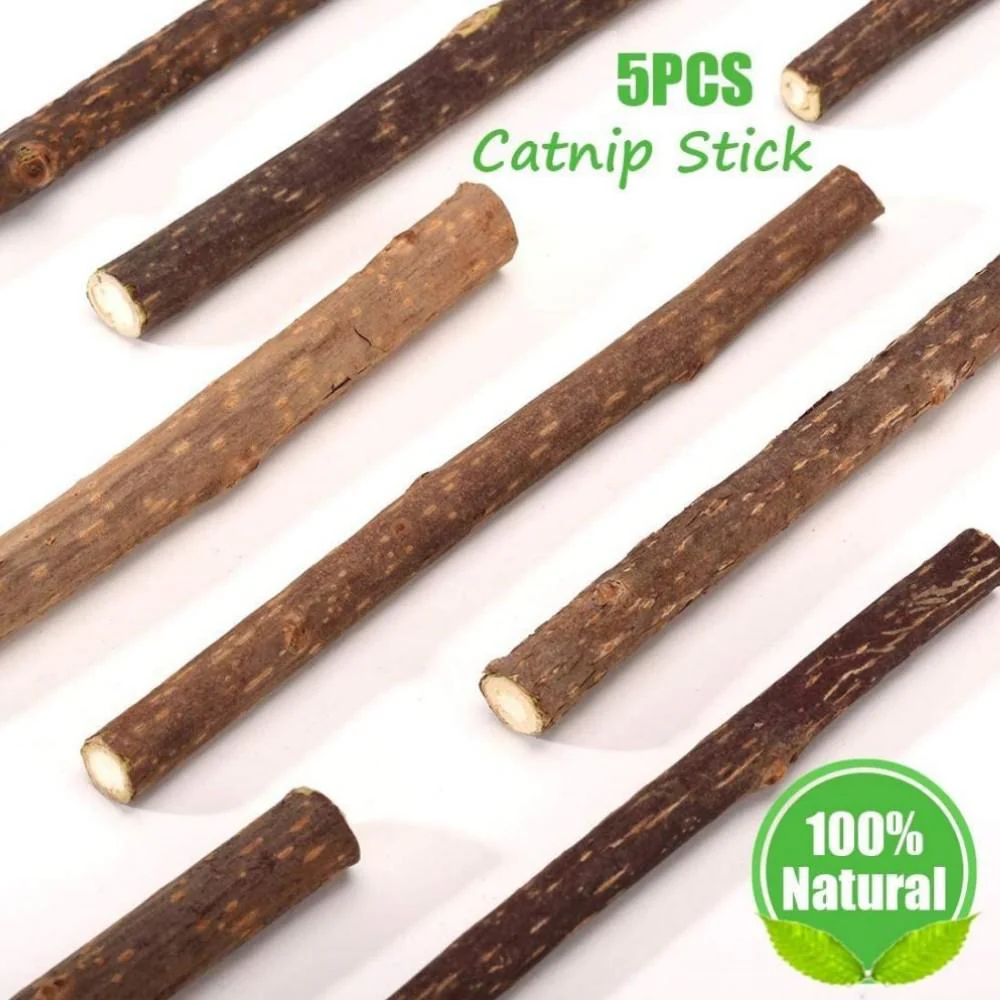 GREPETS SilverVine Catnip Cat Dental Sticks 5Pcs - Image 4