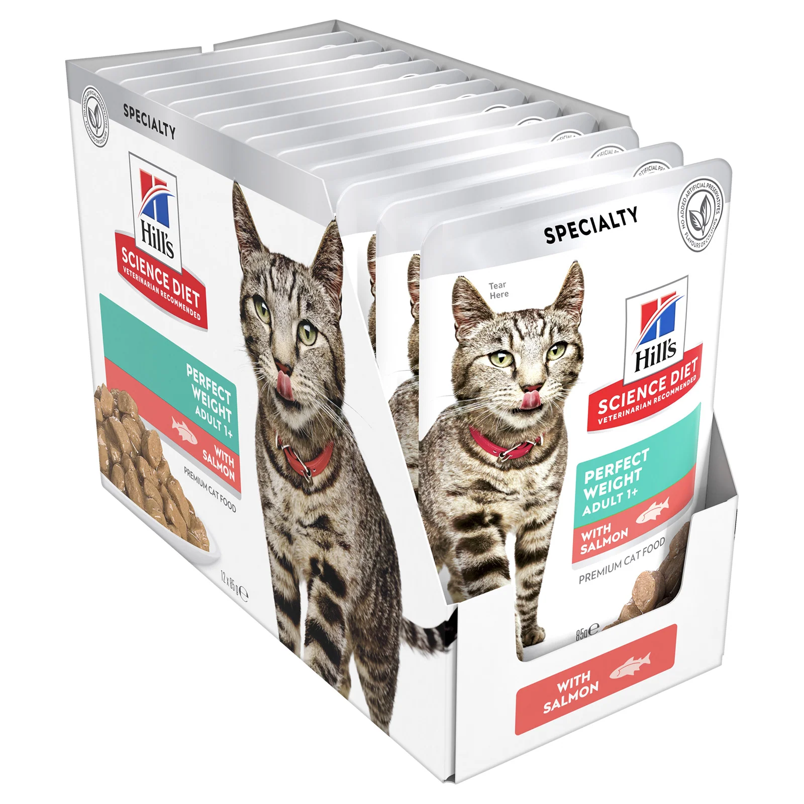 HILLS Science Diet Perfect Weight Salmon Adult Wet Cat Food