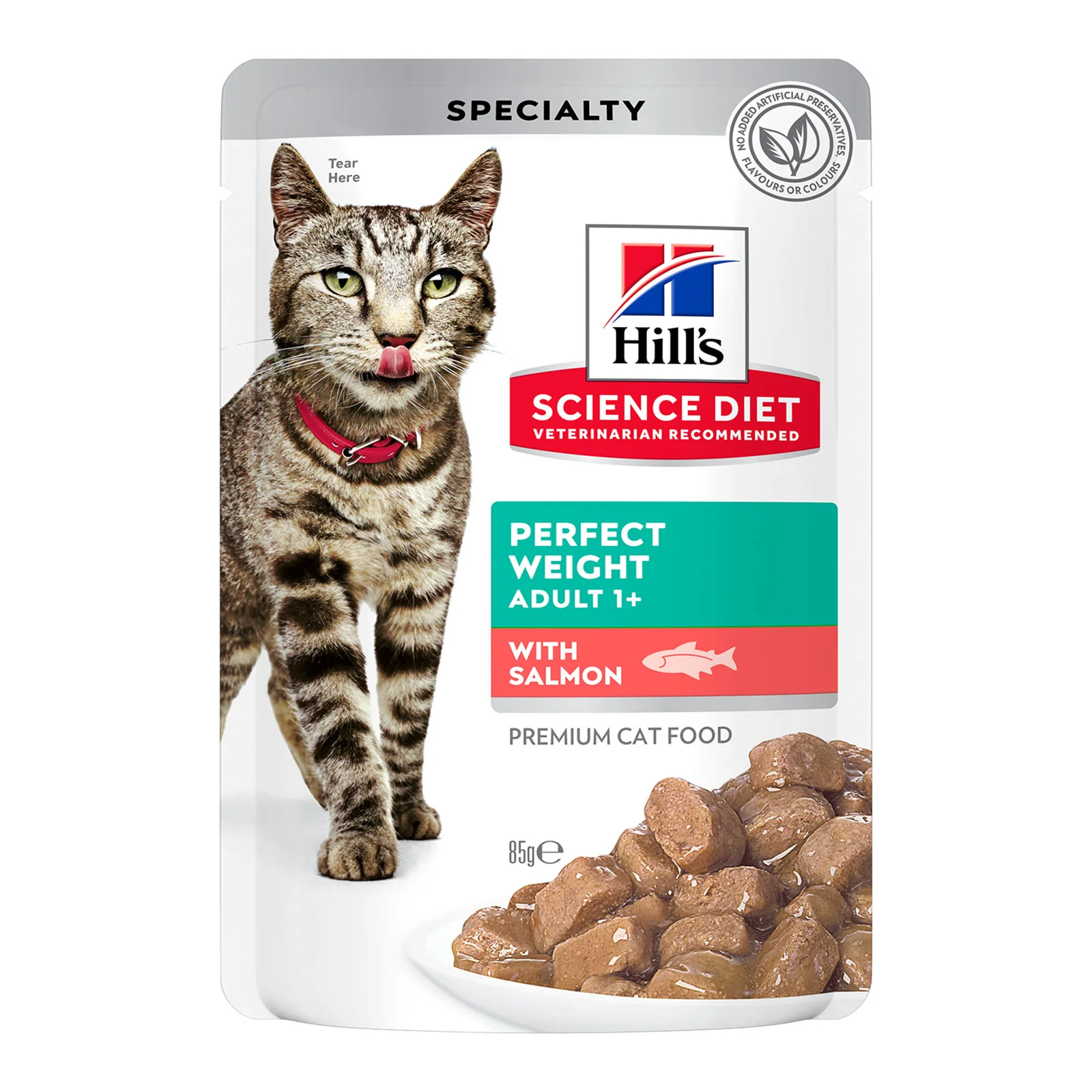 HILLS Science Diet Perfect Weight Salmon Adult Wet Cat Food - Image 3