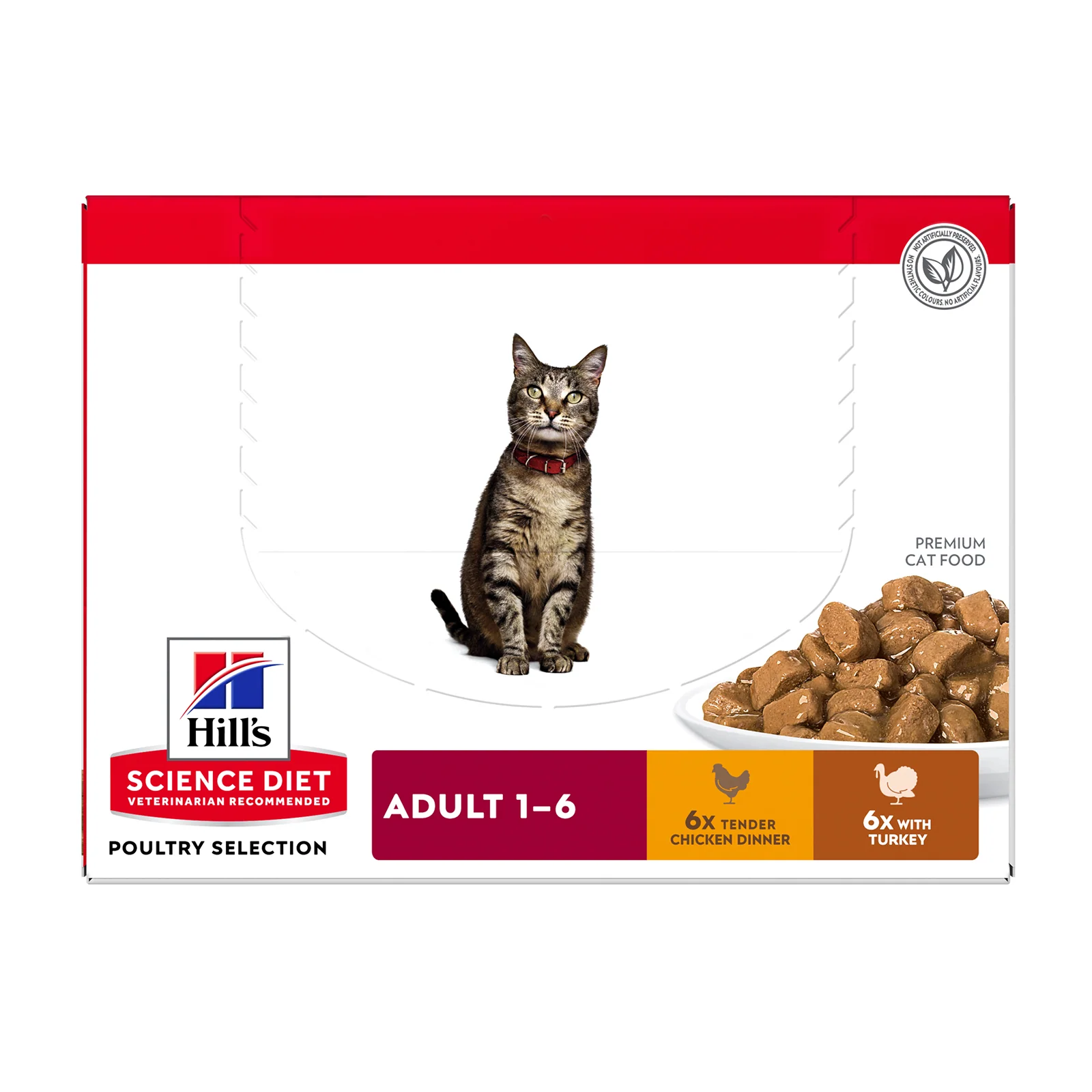 HILLS Science Diet Poultry Selection Variety Adult Wet Cat Food 85G x 12 - Image 2