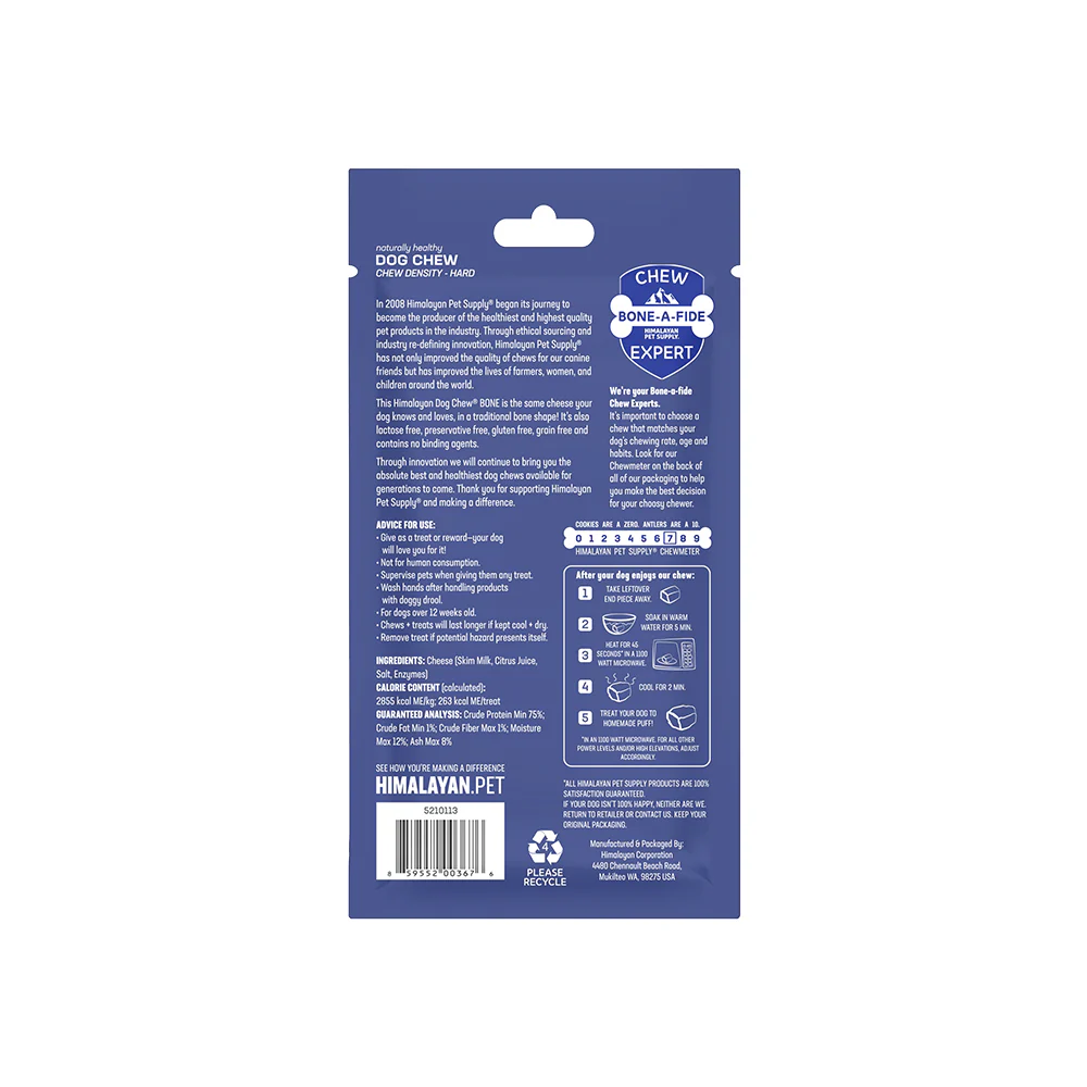 HIMALAYAN Bone Dog Chew Treats 1pk - Image 2