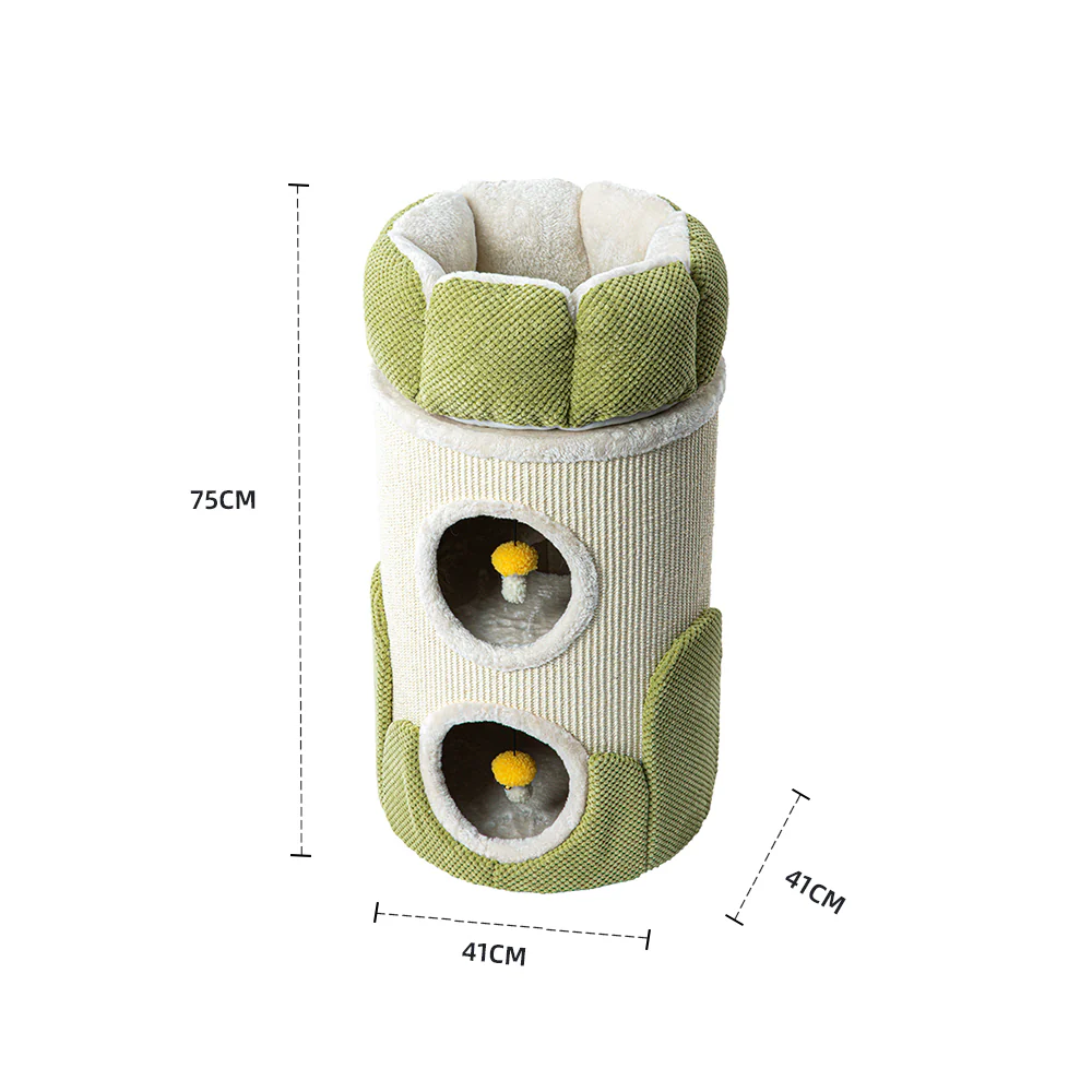 HONEYPOTCAT Arctic Snug Double Sisal Barrel  - 75cm 220308a - Image 4