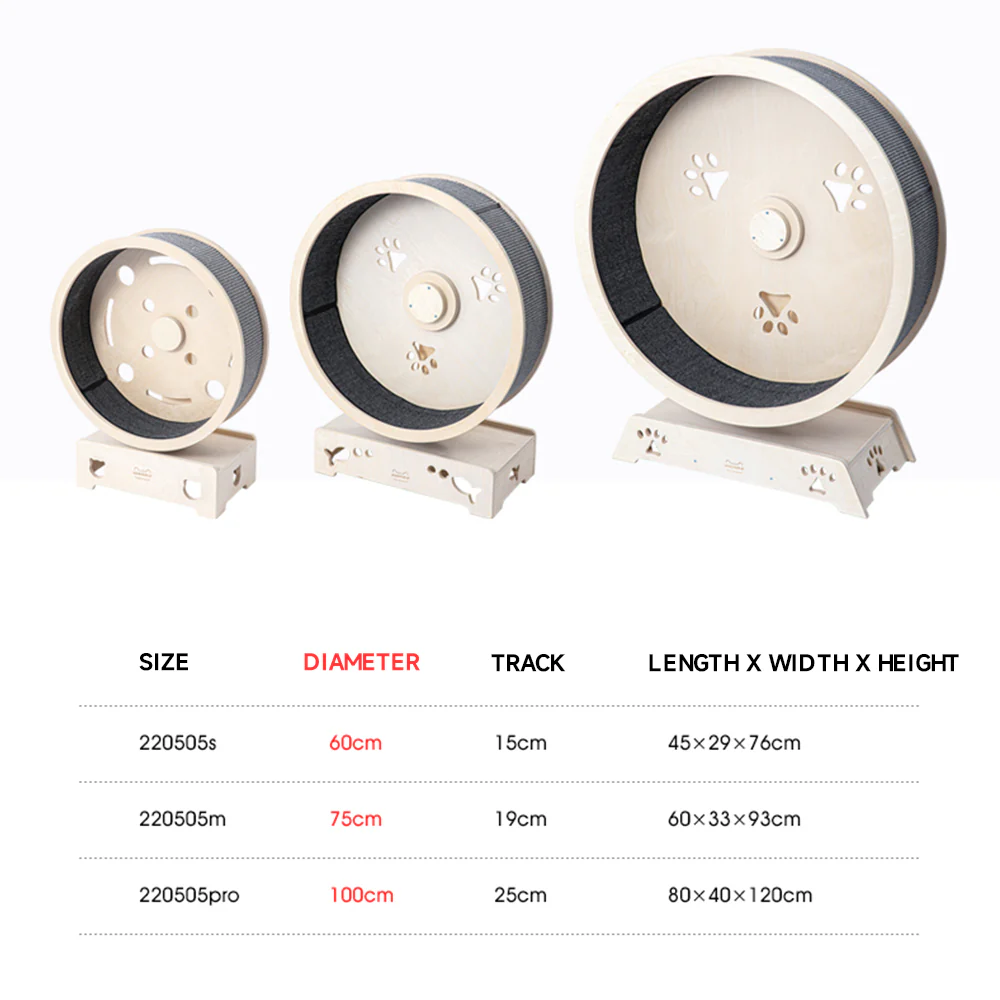 HONEYPOTCAT Fit & Fun Active Runner Wood Cat Wheel 220505s/v220505s/220505/220505pro - Image 3
