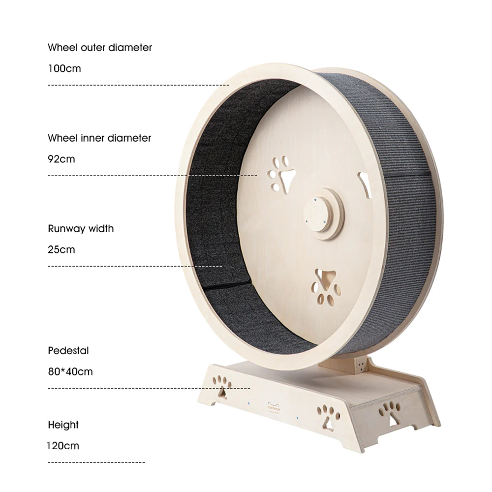 HONEYPOTCAT Fit & Fun Active Runner Wood Cat Wheel 220505s/v220505s/220505/220505pro - Image 5