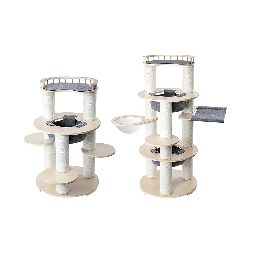 HONEYPOTCAT Harmony Wood Cat Tower de220052/de220052pro
