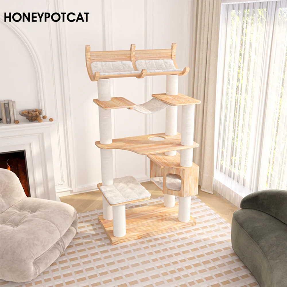 HONEYPOTCAT Joyful Climb Cat Tower - 178cm 210605m - Image 2