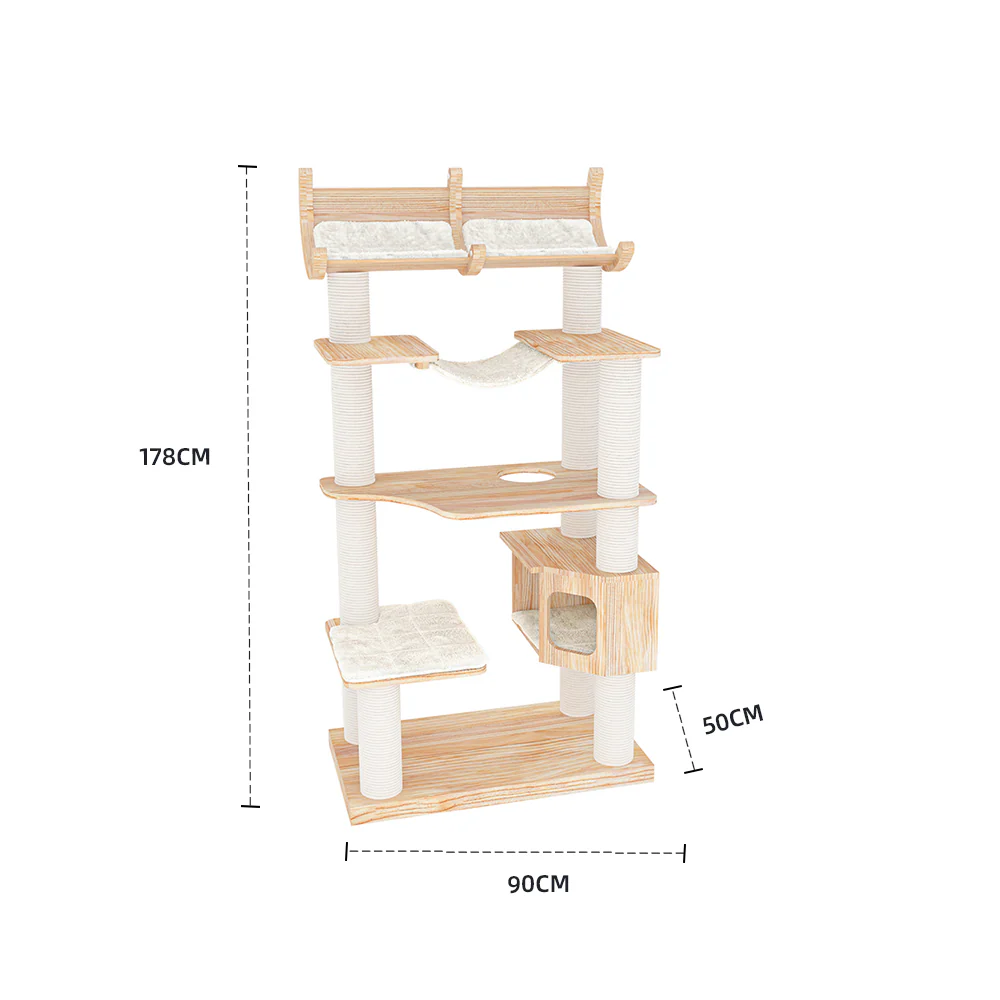 HONEYPOTCAT Joyful Climb Cat Tower - 178cm 210605m - Image 7