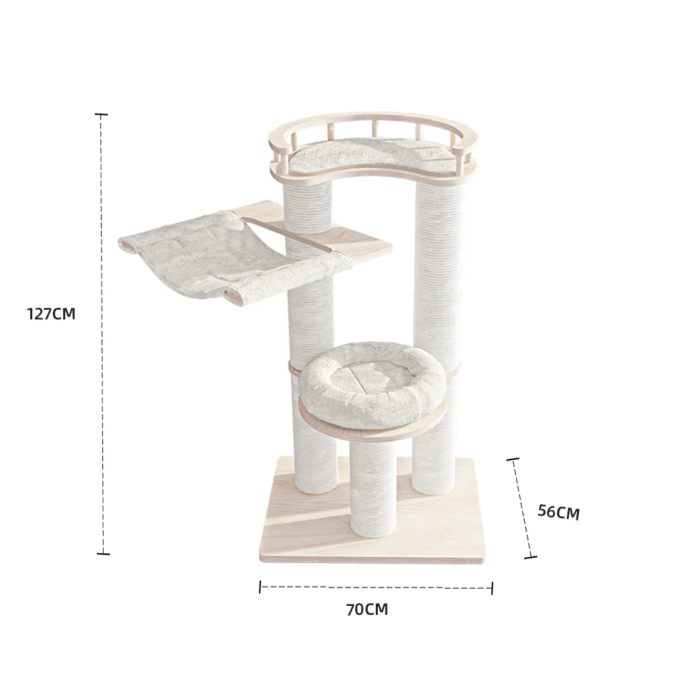 HONEYPOTCAT Leisure Loft With Hammock & Scratch Post 190360/de190360 - Image 10