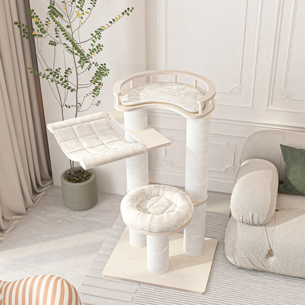 HONEYPOTCAT Leisure Loft With Hammock & Scratch Post 190360/de190360 - Image 3