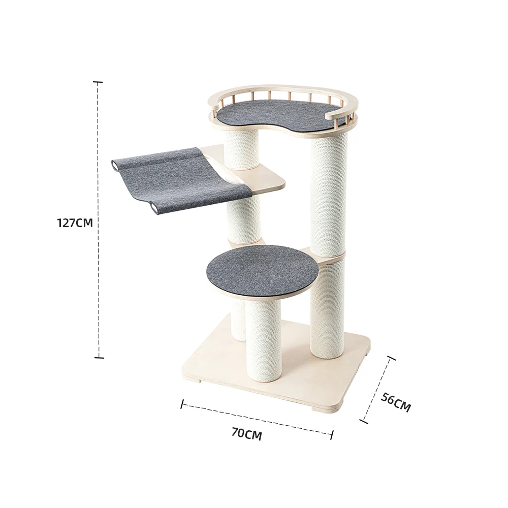 HONEYPOTCAT Leisure Loft With Hammock & Scratch Post 190360/de190360 - Image 9
