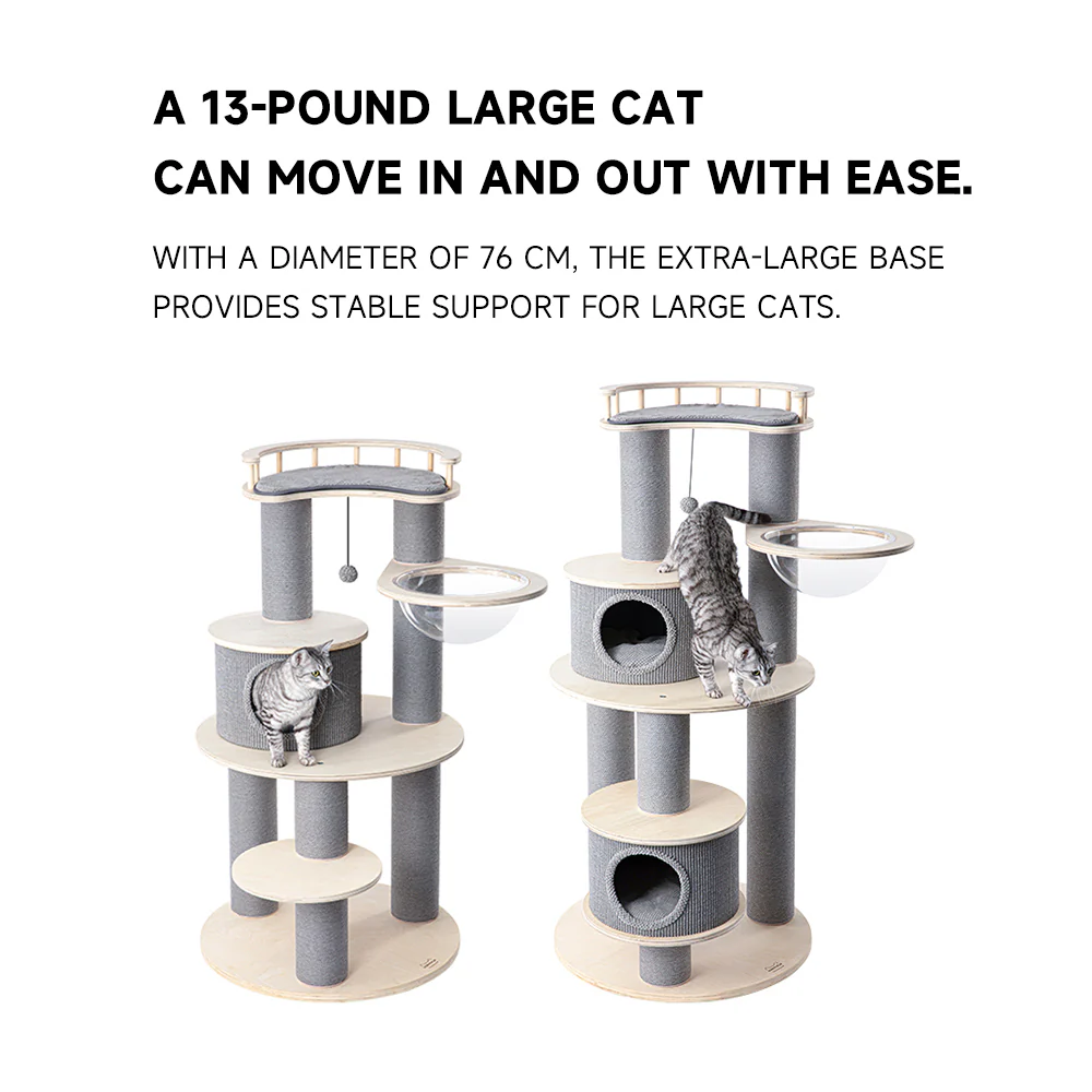 HONEYPOTCAT Majestic Reinforced Multi-Level Cat Tree 220052pro/220052max - Image 11