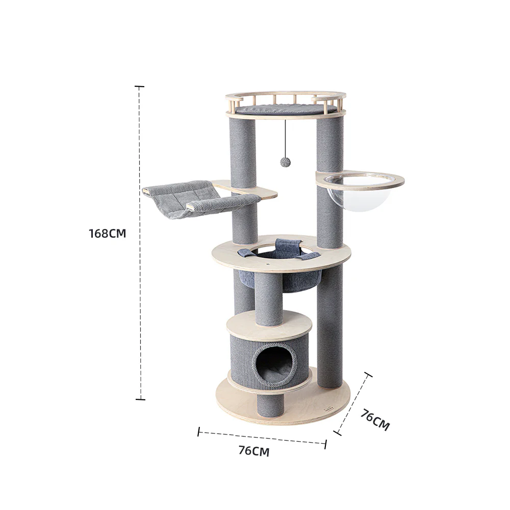 HONEYPOTCAT Majestic Reinforced Multi-Level Cat Tree 220052pro/220052max - Image 13