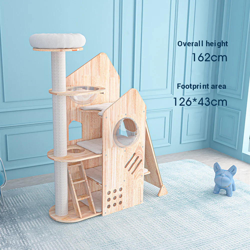 HONEYPOTCAT MZ Grand Chateau Ascend Cat Catsle With Space Capsule - 154cm - Image 2