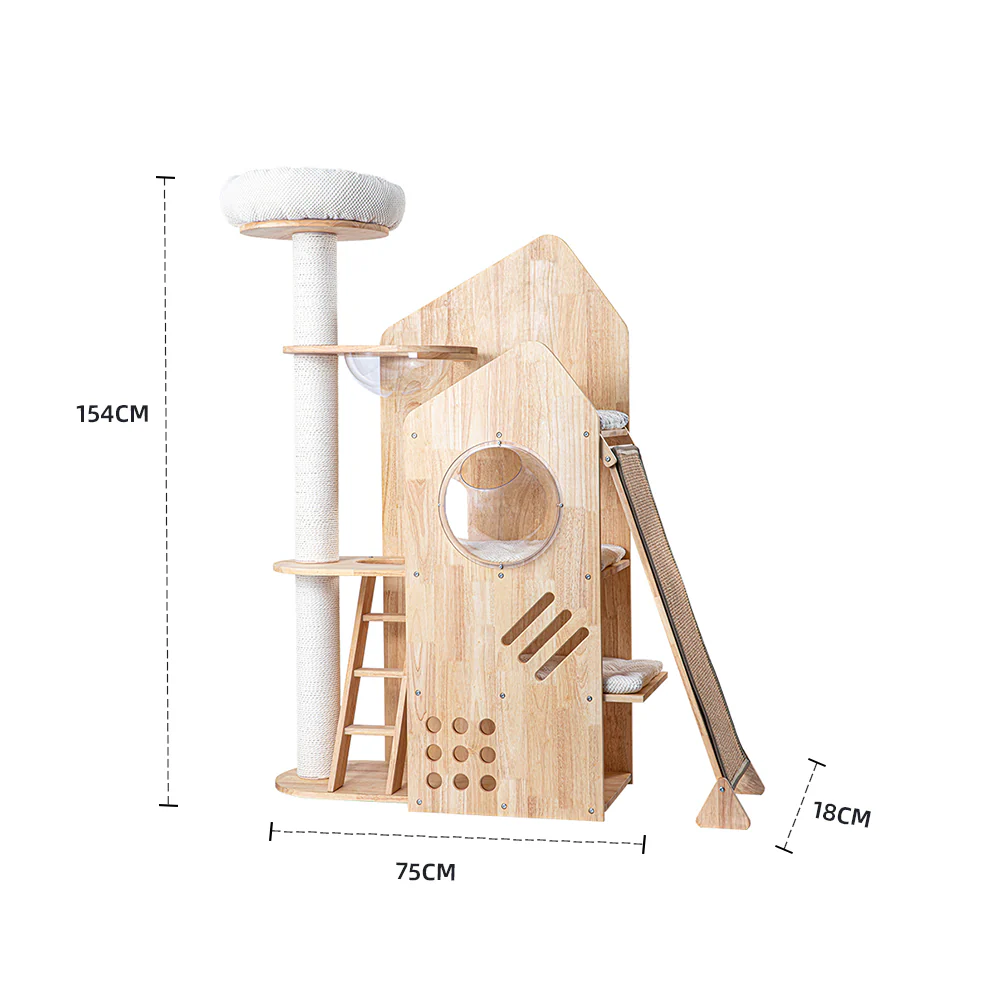 HONEYPOTCAT MZ Grand Chateau Ascend Cat Catsle With Space Capsule - 154cm - Image 7