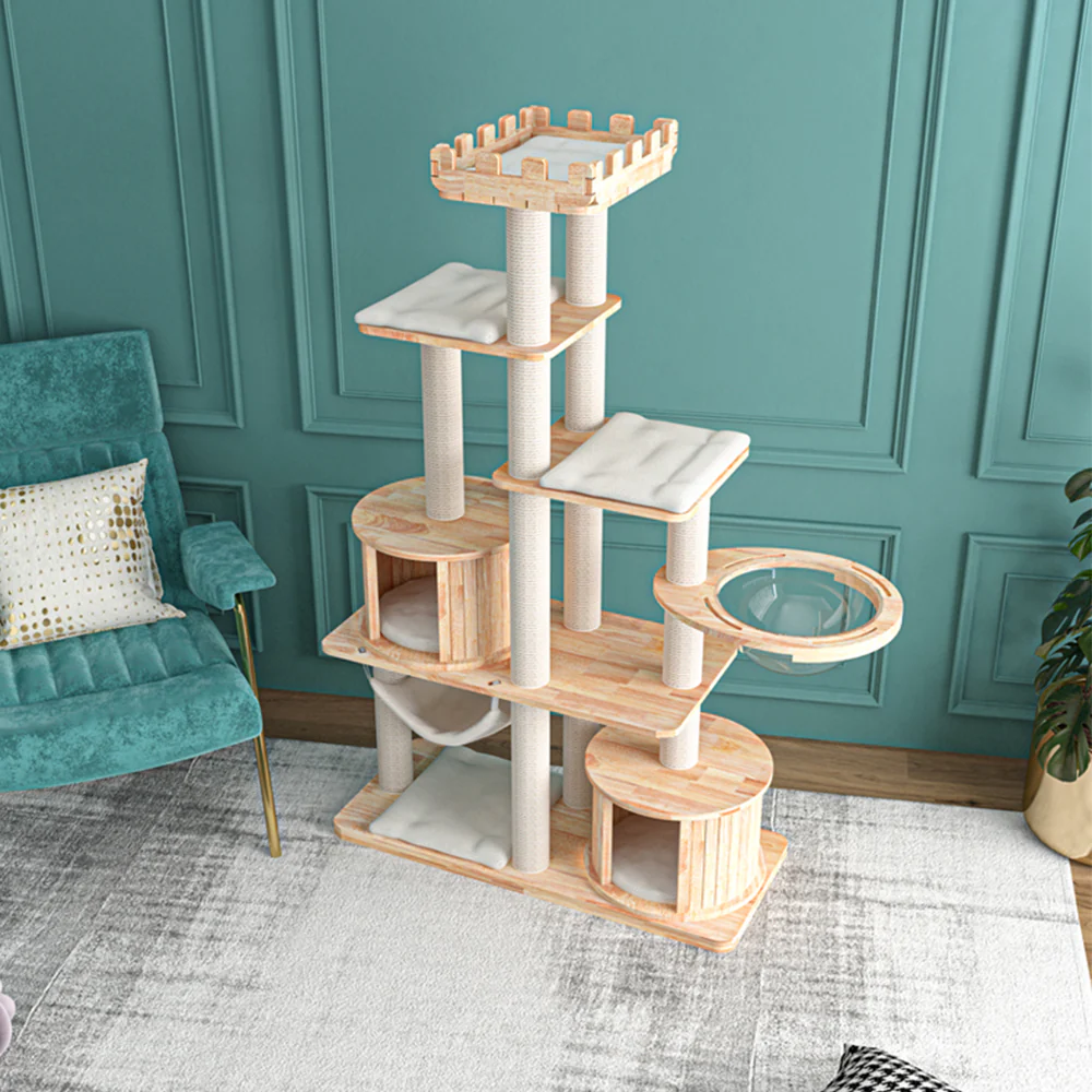 HONEYPOTCAT MZ Grand Elegance Cat Catsle With Space Capsule - Image 3