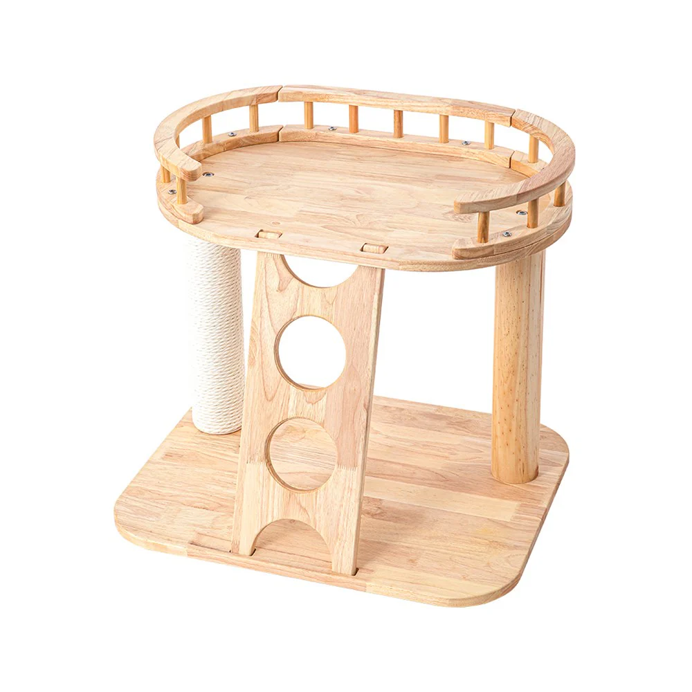 HONEYPOTCAT MZ Happy Steps Wooden Cat Tree - 53cm ag220801