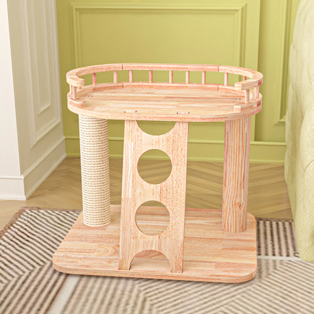 HONEYPOTCAT MZ Happy Steps Wooden Cat Tree - 53cm ag220801 - Image 2