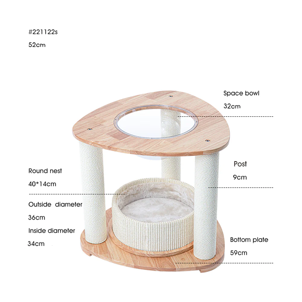 HONEYPOTCAT MZ Simple Joy Wood Cat Tower ag221122s/ag221122/ag221122pro - Image 10