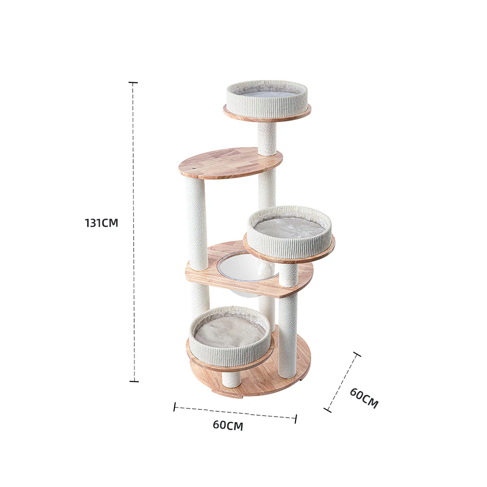 HONEYPOTCAT MZ Simple Joy Wood Cat Tower ag221122s/ag221122/ag221122pro - Image 11