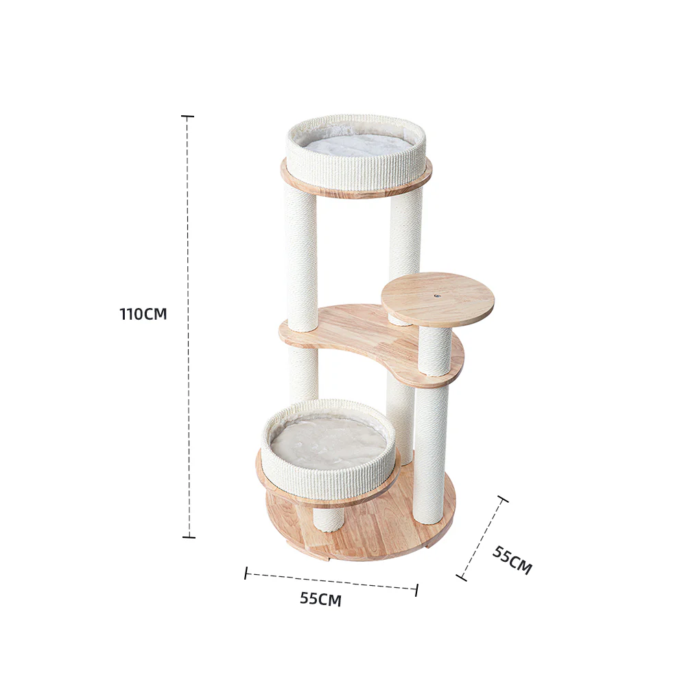 HONEYPOTCAT MZ Simple Joy Wood Cat Tower ag221122s/ag221122/ag221122pro - Image 12