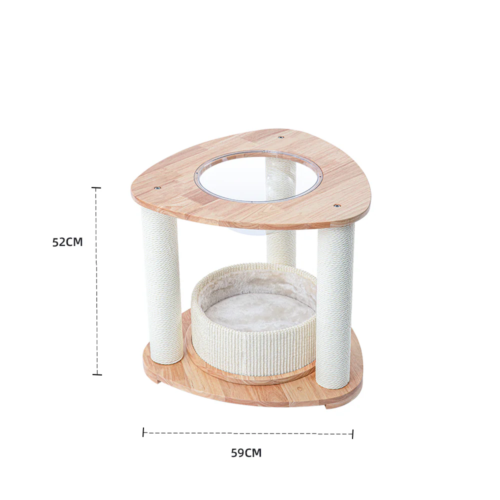 HONEYPOTCAT MZ Simple Joy Wood Cat Tower ag221122s/ag221122/ag221122pro - Image 13