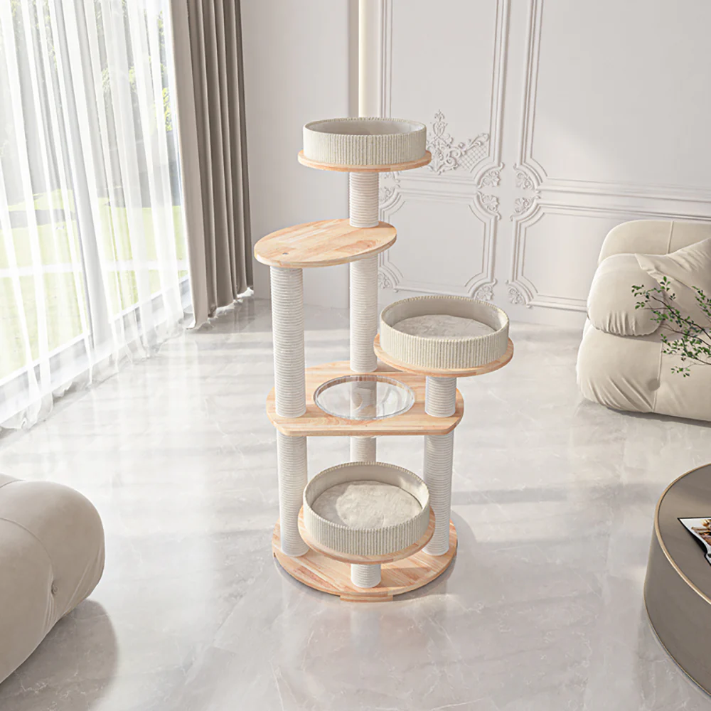 HONEYPOTCAT MZ Simple Joy Wood Cat Tower ag221122s/ag221122/ag221122pro - Image 3