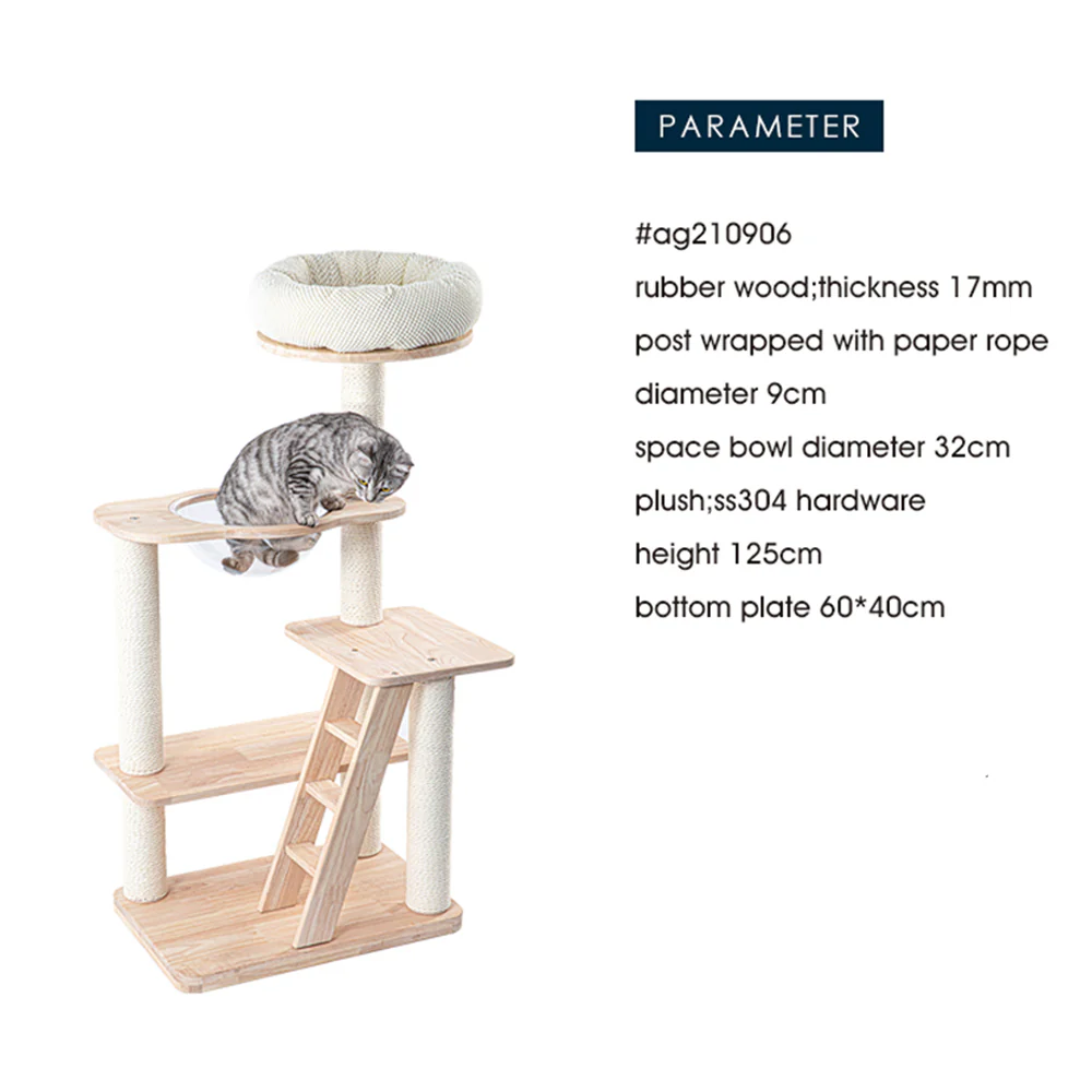 HONEYPOTCAT Serenity Plush Top Cat Tower 210906wo/v210906 - Image 2