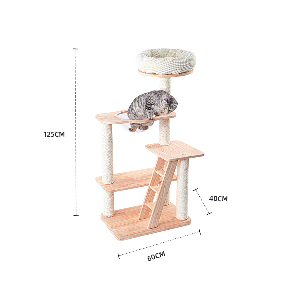 HONEYPOTCAT Serenity Plush Top Cat Tower 210906wo/v210906 - Image 5