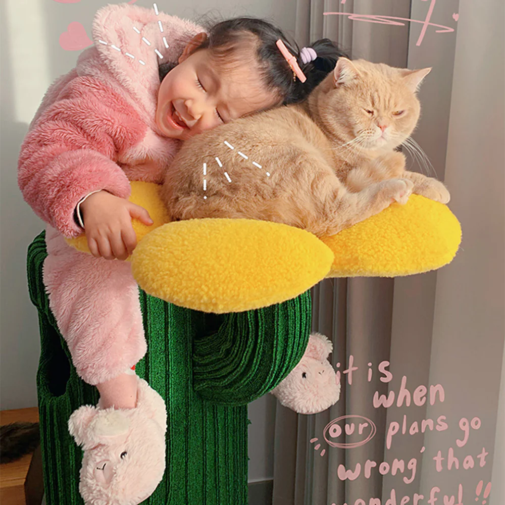 HONEYPOTCAT Solo Cactus Bloom Cat Tree - 120.5cm 220601b/220601g - Image 2