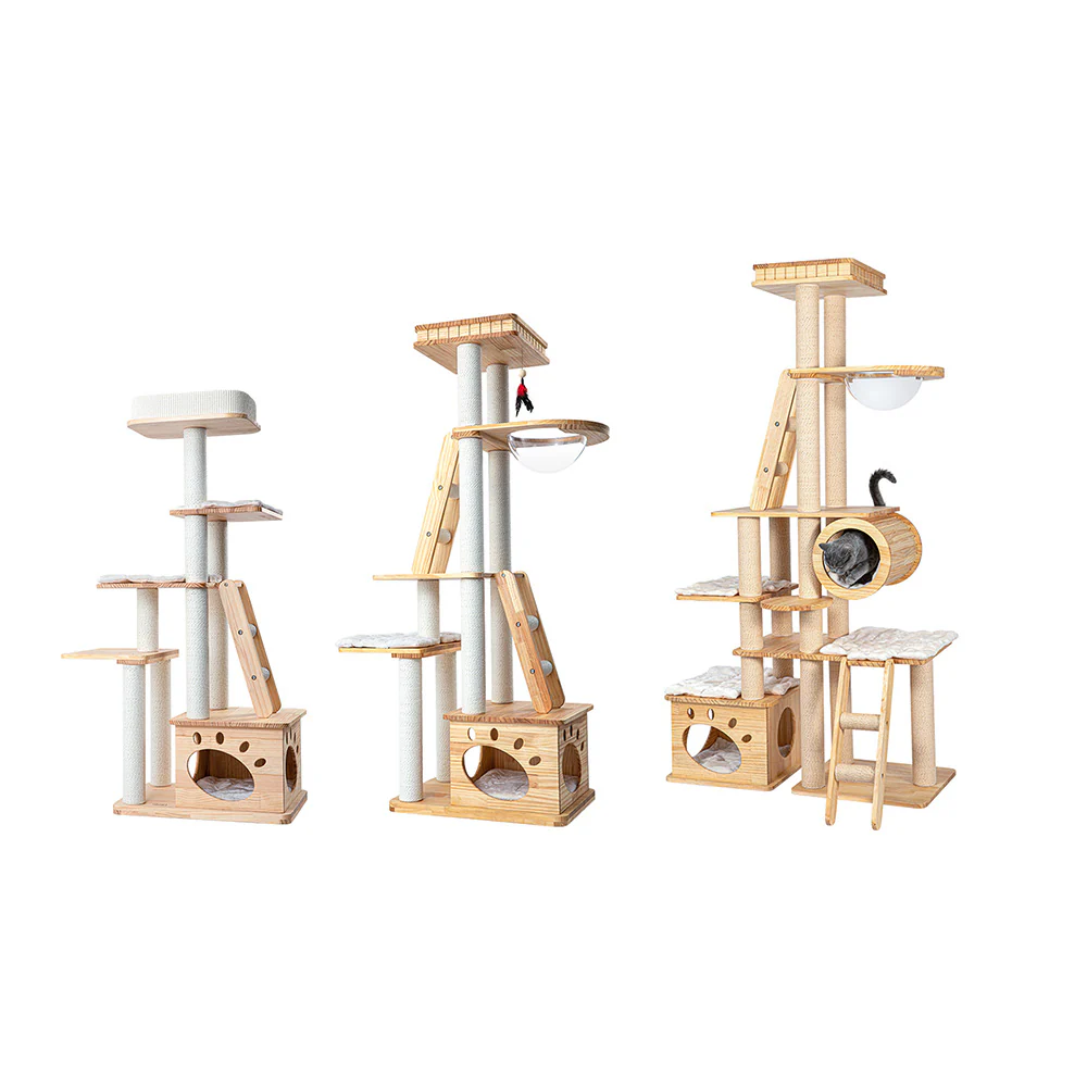 HONEYPOTCAT Wood Retreat Cat Furniture de180172/de180172pro/de180172ext