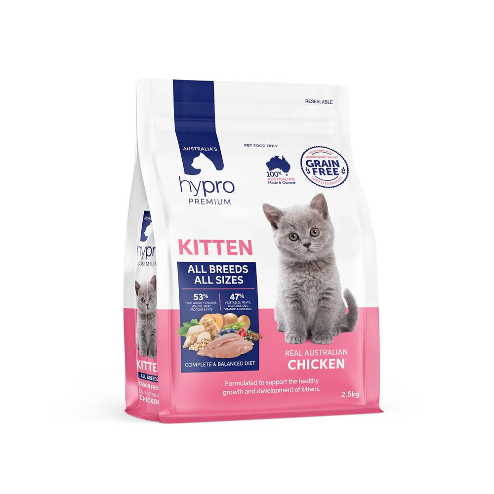 HYPRO PREMIUM Grain Free Chicken Kitten Dry Cat Food - Image 2