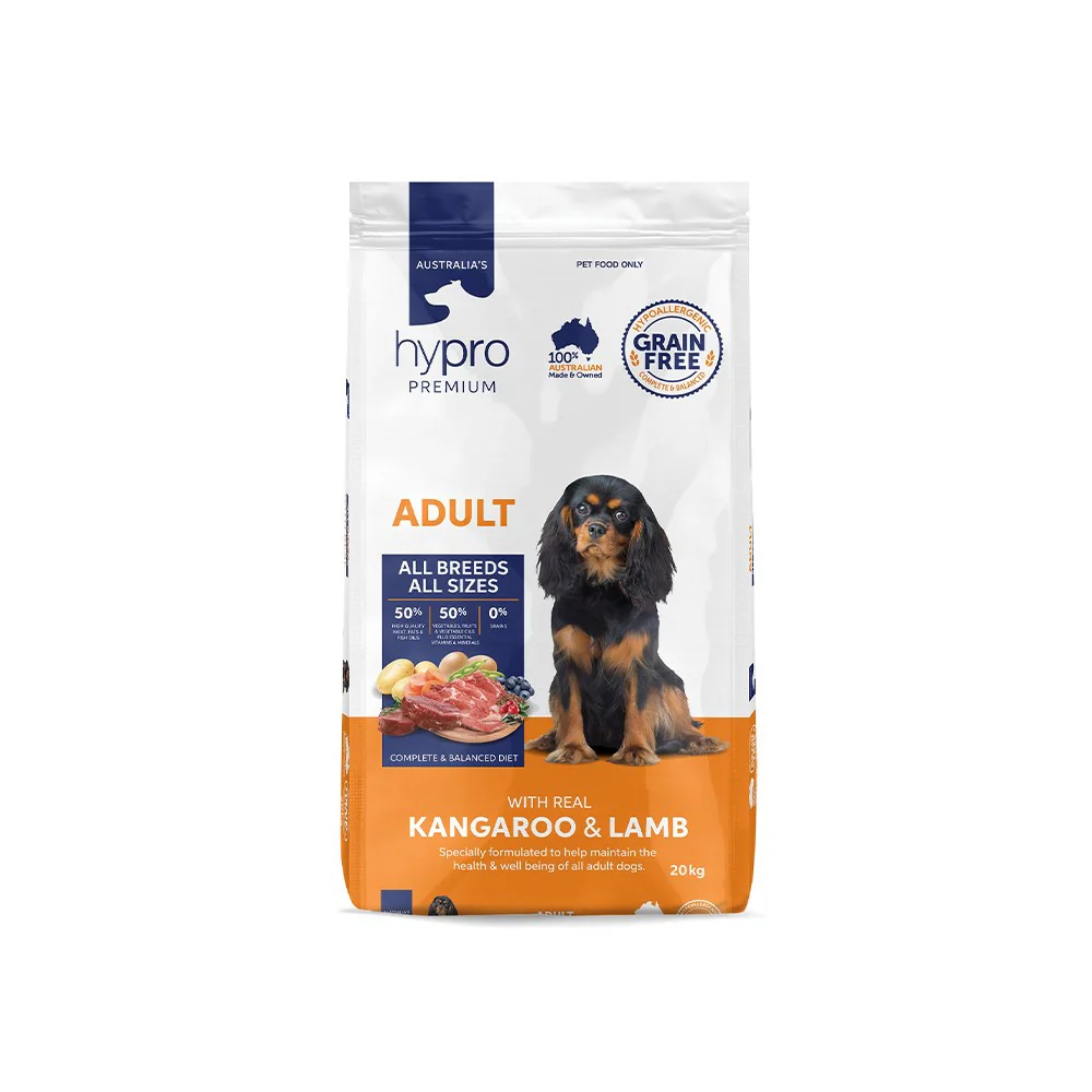 HYPRO PREMIUM Grain Free Kangaroo & Lamb Adult Dry Dog Food - Image 2