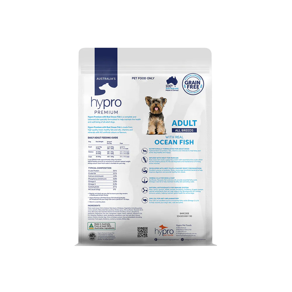 HYPRO PREMIUM Grain Free Ocean Fish Adult Dry Dog Food - Image 5