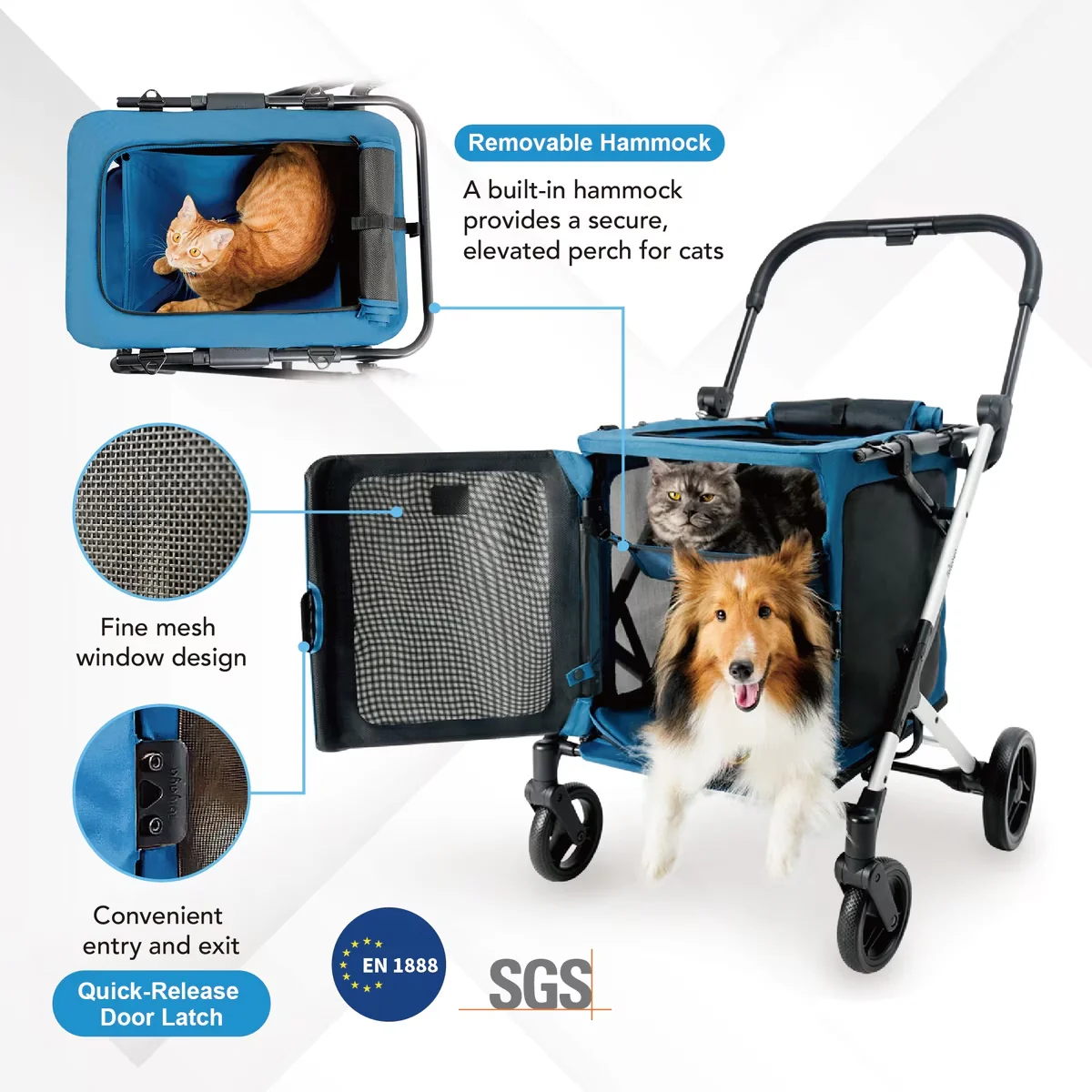 IBIYAYA Bigbuddy Stroller And Crate Combo - Image 4