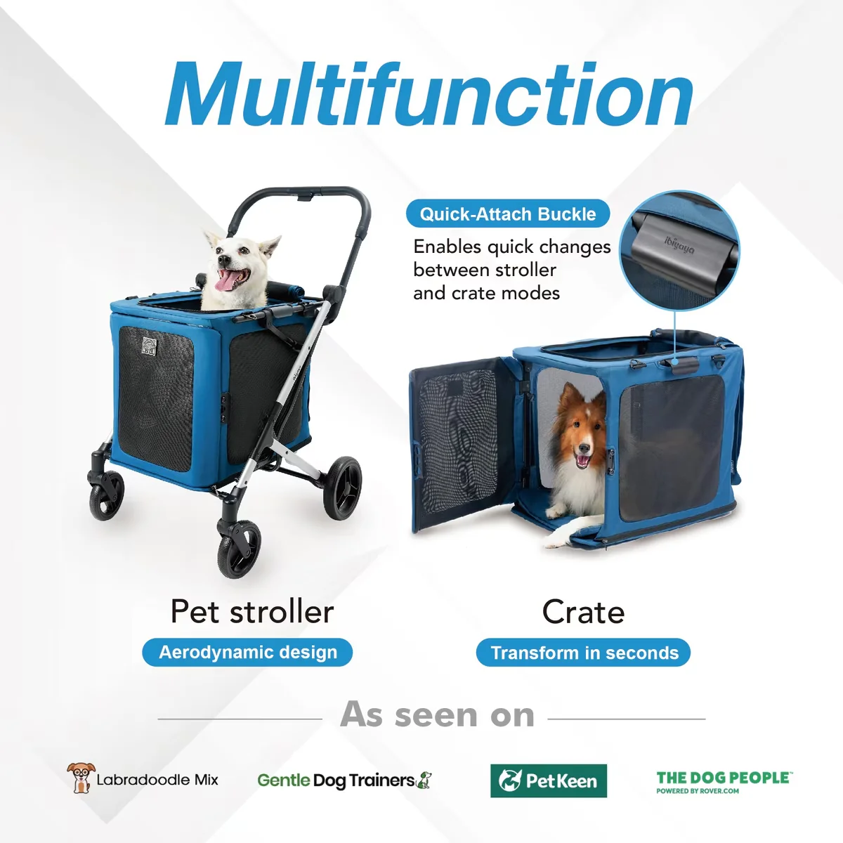 IBIYAYA Bigbuddy Stroller And Crate Combo - Image 5