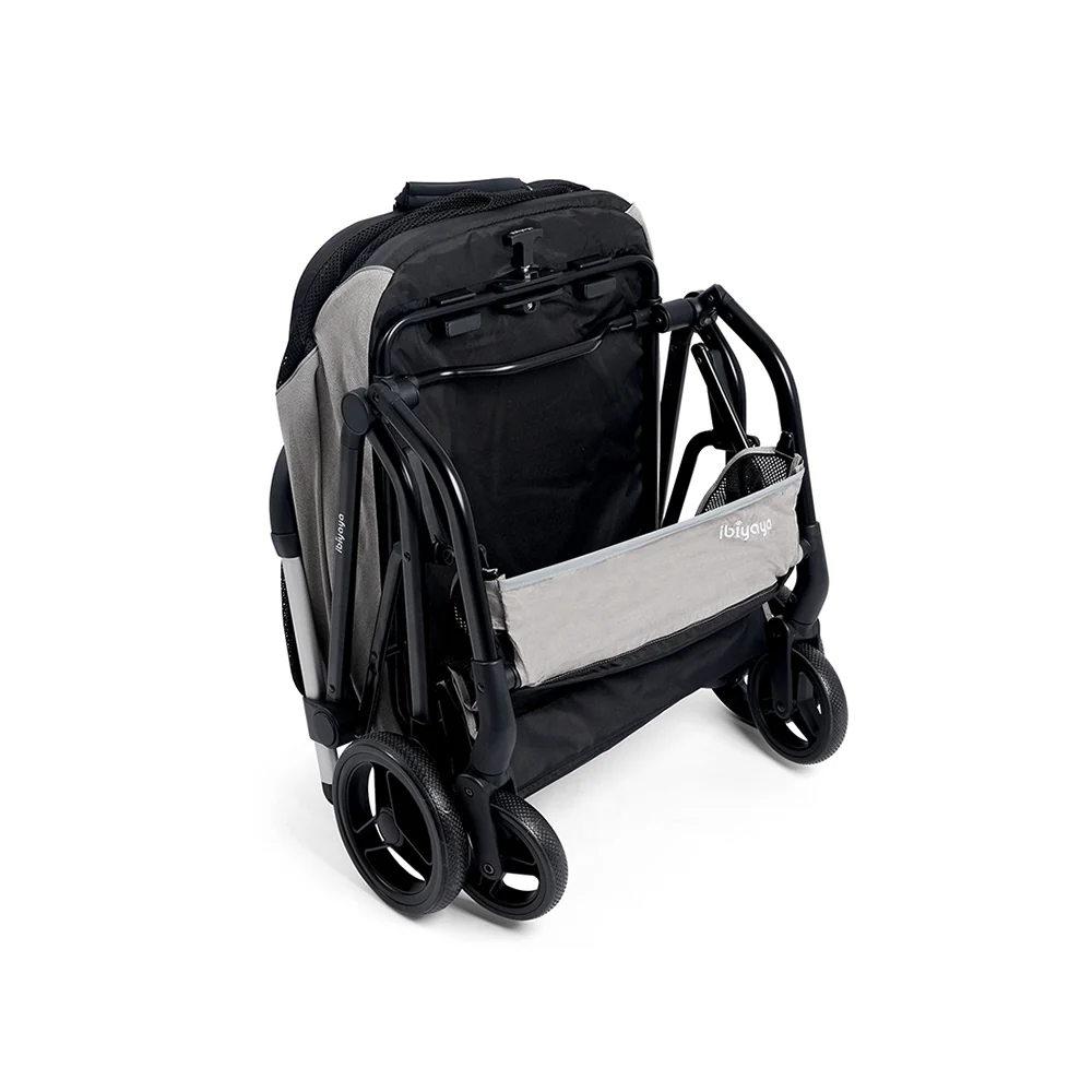 IBIYAYA InstaCollapse Detachable Dog Stroller and Pet Car Seat Carrier Combo – Taupe - Image 14