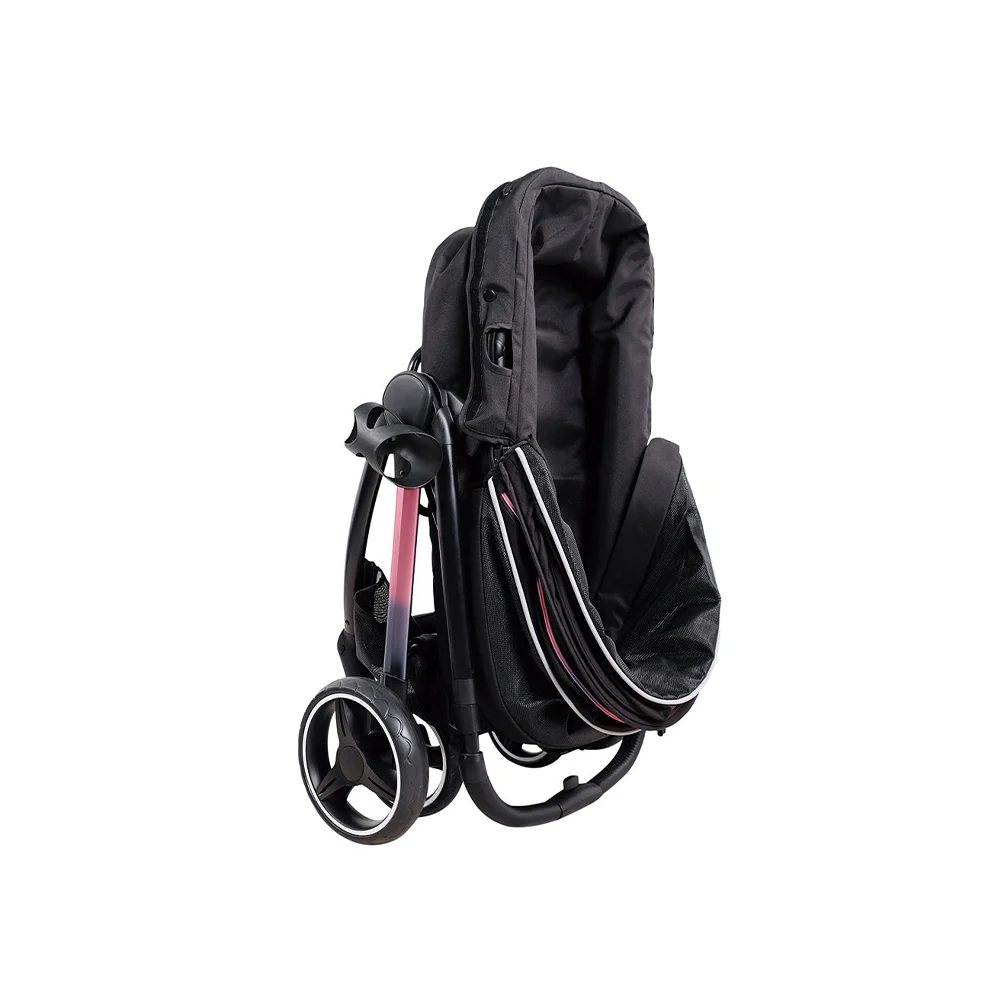 IBIYAYA Luxury Retro Style Foldable Pet Stroller For Up To 30Kg - Image 13