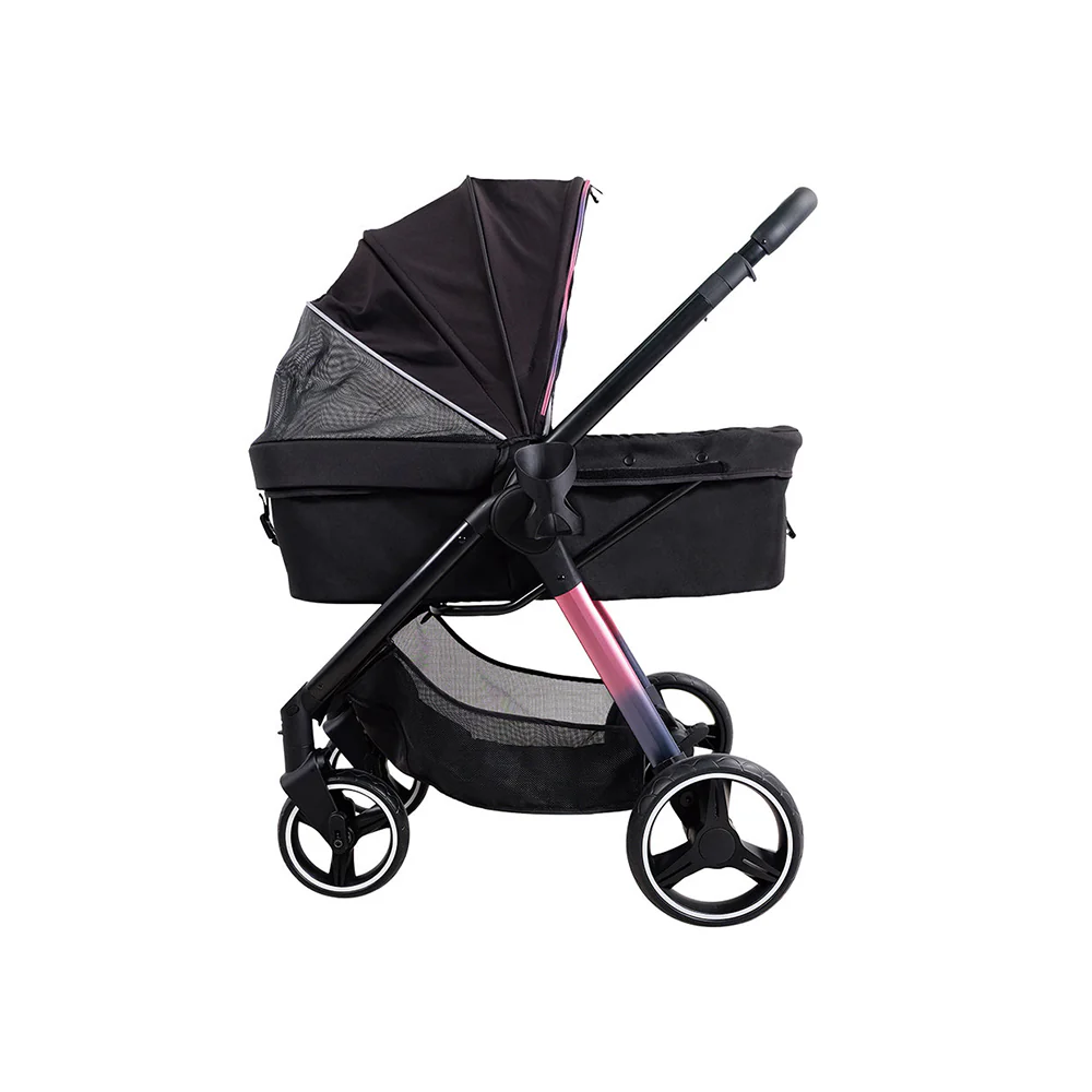 IBIYAYA Luxury Retro Style Foldable Pet Stroller For Up To 30Kg - Image 17